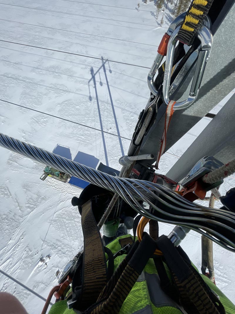 Elinstallation för stolpe