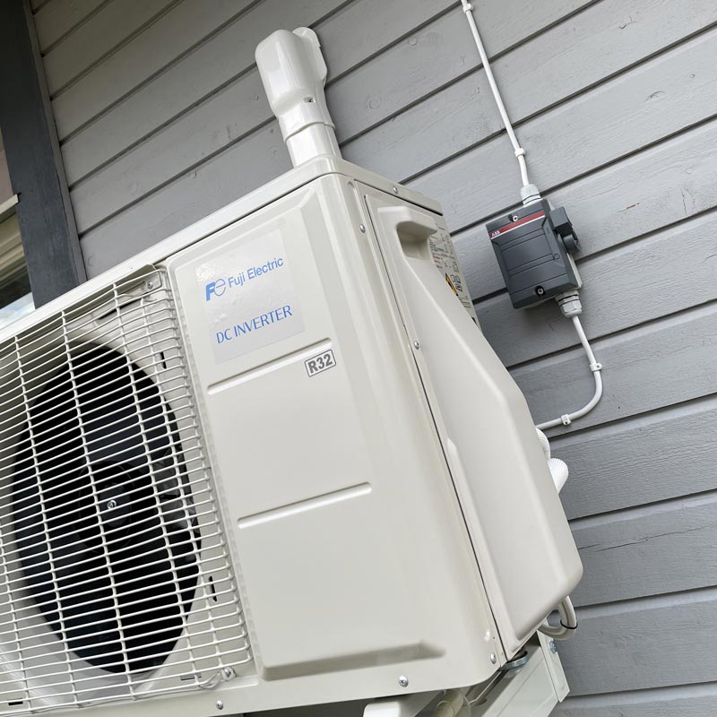 Ventilation på en vägg