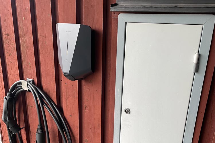 Laddbox hos privatperson